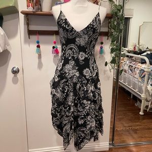 Vintage Carmen Marc Valvo Petite Asymmetrical Dress